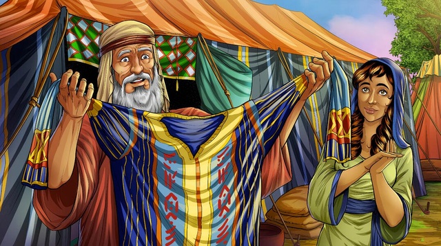 Josephs many colored coat