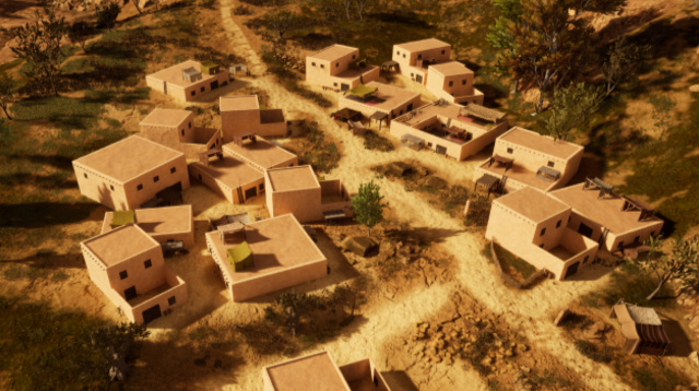 Over head shot of Jerusalem ruins